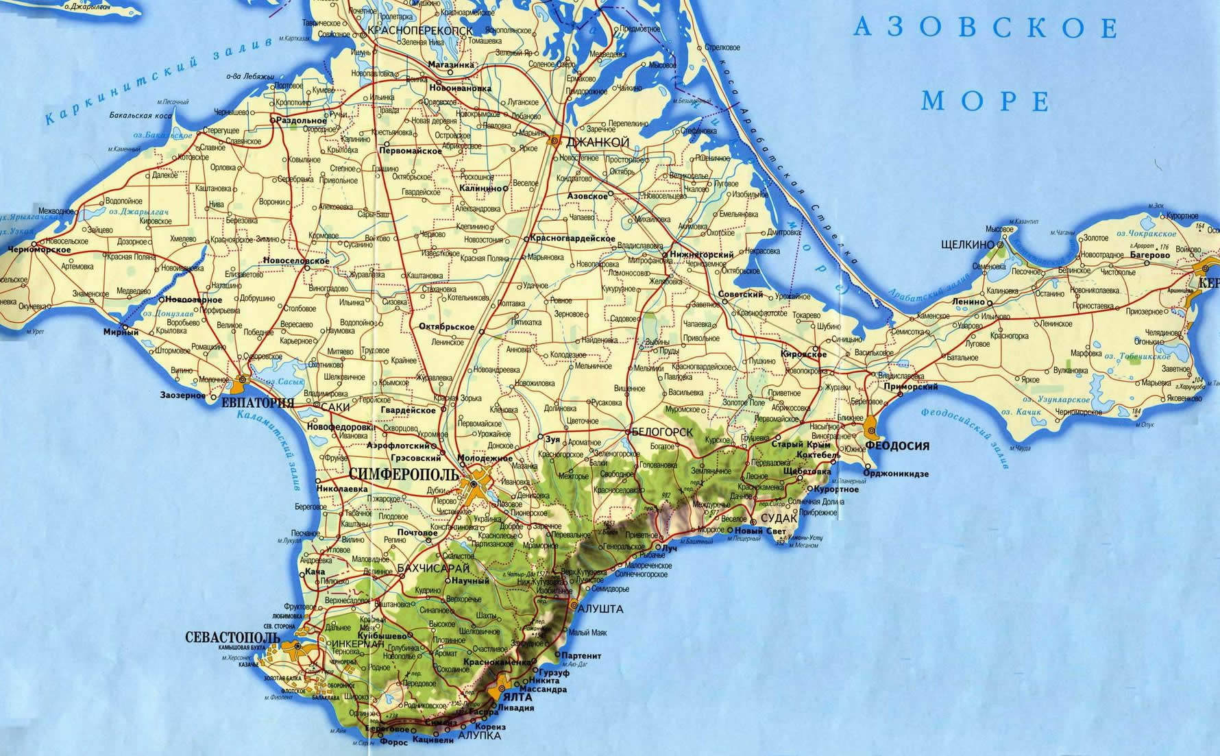 Crimea Mappa 