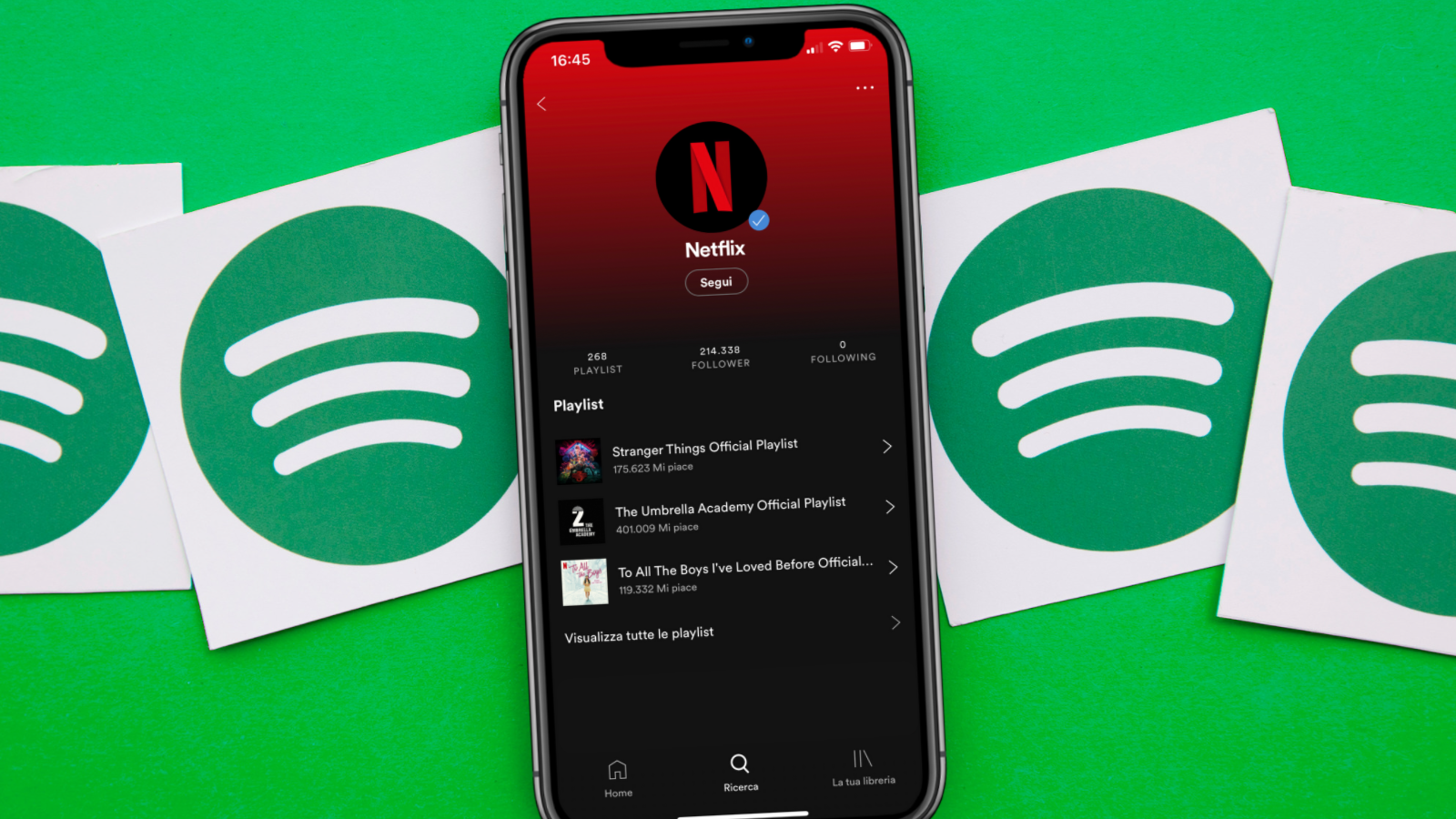 Netflix su Spotify, con le musiche e gli audio dei film| Giornalettismo